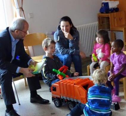 Vorlkmar Klein am Vorlesetag 2015