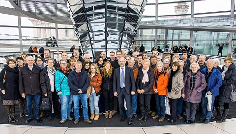 Siegerländer Besuchergruppe in Berlin