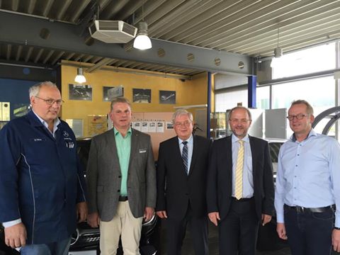 Besuch beim Autohaus Müller in Erndtebrück gemeinsam mit Bürgermeisterkandidat Heinz-Josef Linten