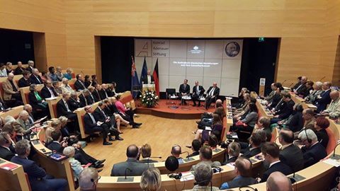 Vortrag im Saal der Adenauer Stiftung